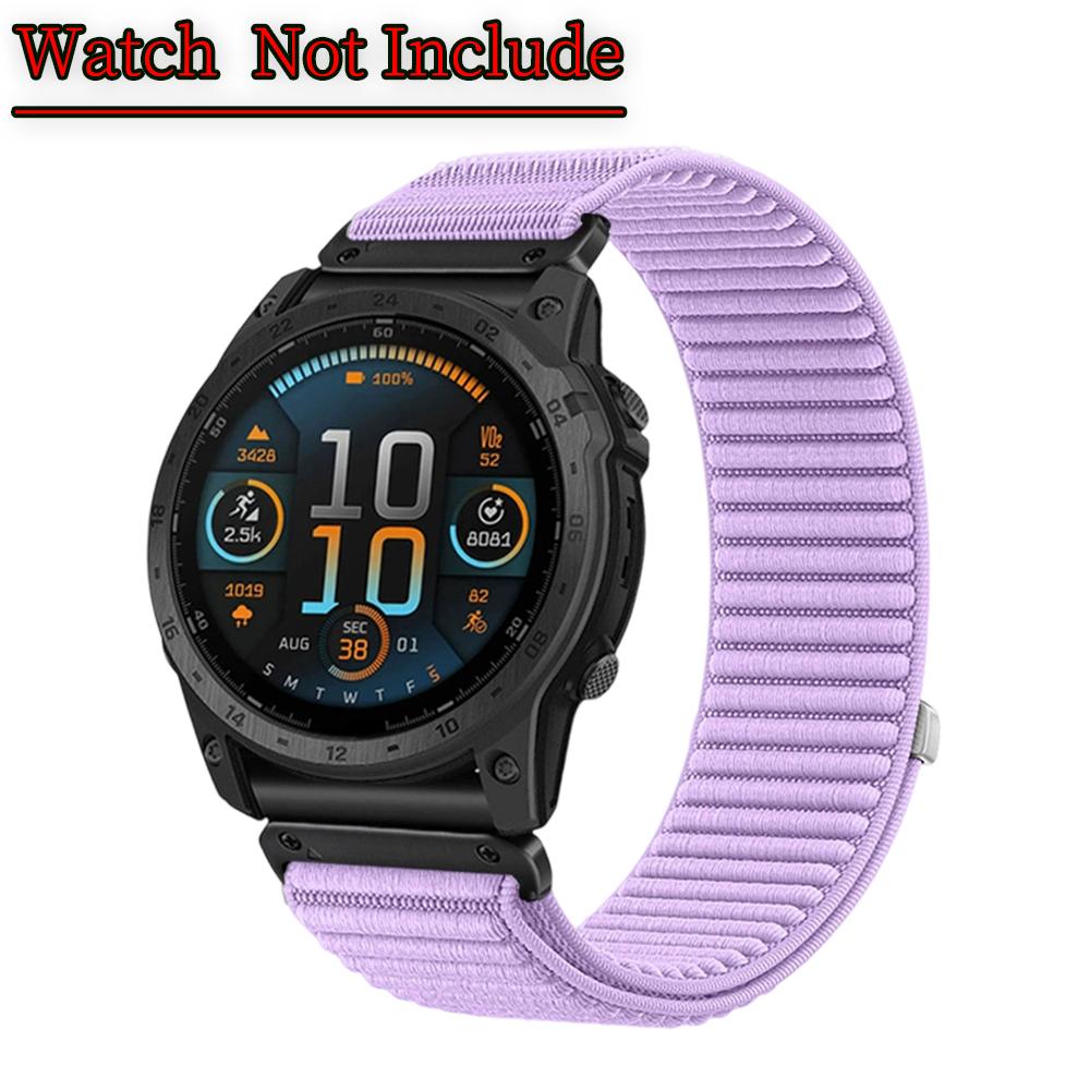 Нейлоновый ремешок-петля 20 22 26 мм для Garmin Fenix 8 Enduro 3 2 Fenix E Быстросъемный ремешок-аксессуар для часов Garmin Fenix 7X/6X/5X
