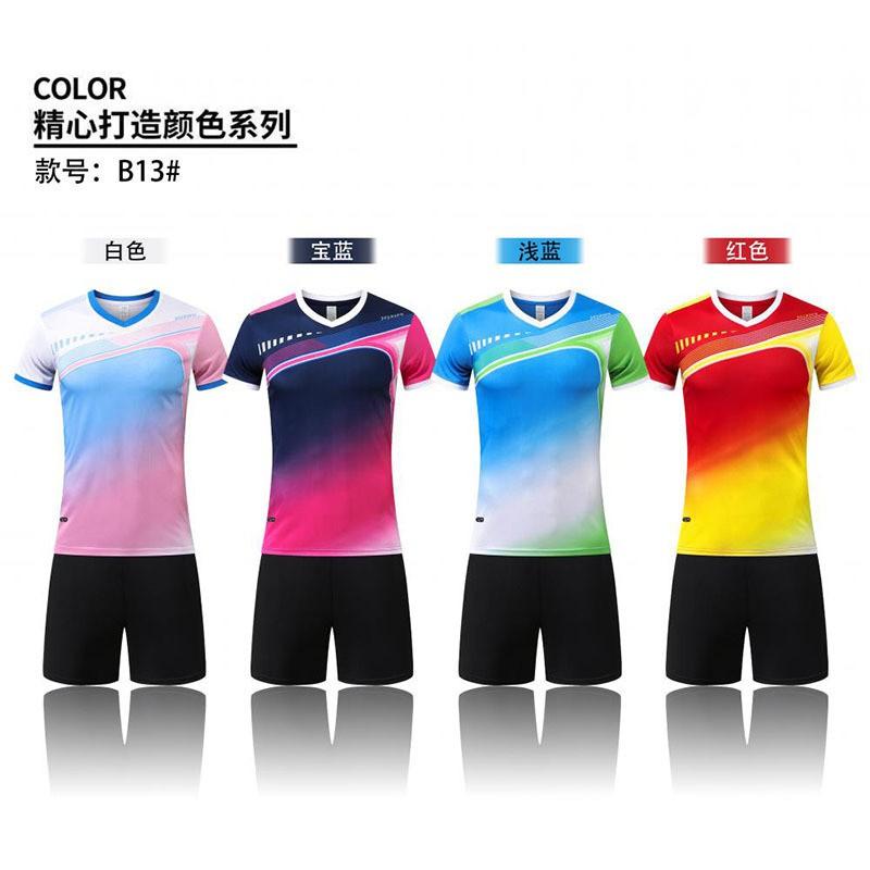 Breathable Short Sleeve Sports Shirts Men Women Training Competition Tennis Badminton Volleyball Solid Color