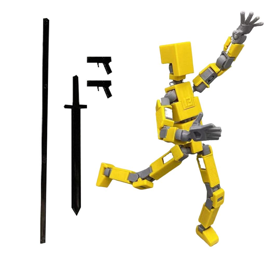 Multi- Movable Doll, Fully Articulated Mechanical Toy For Stress Relief