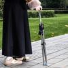 Складные туристические костыли из нержавеющей стали со стулом 2-в-1, легкая трость и табурет, складная трость для ходьбы для пожилых людей