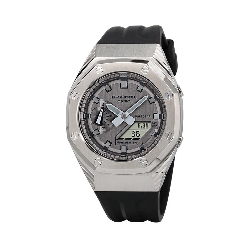 CASIO Custom Collection GM 2100MF 5A Electronic Movement Resin Strap Watch Unisex GM-2100MF-5A(Watch4--)