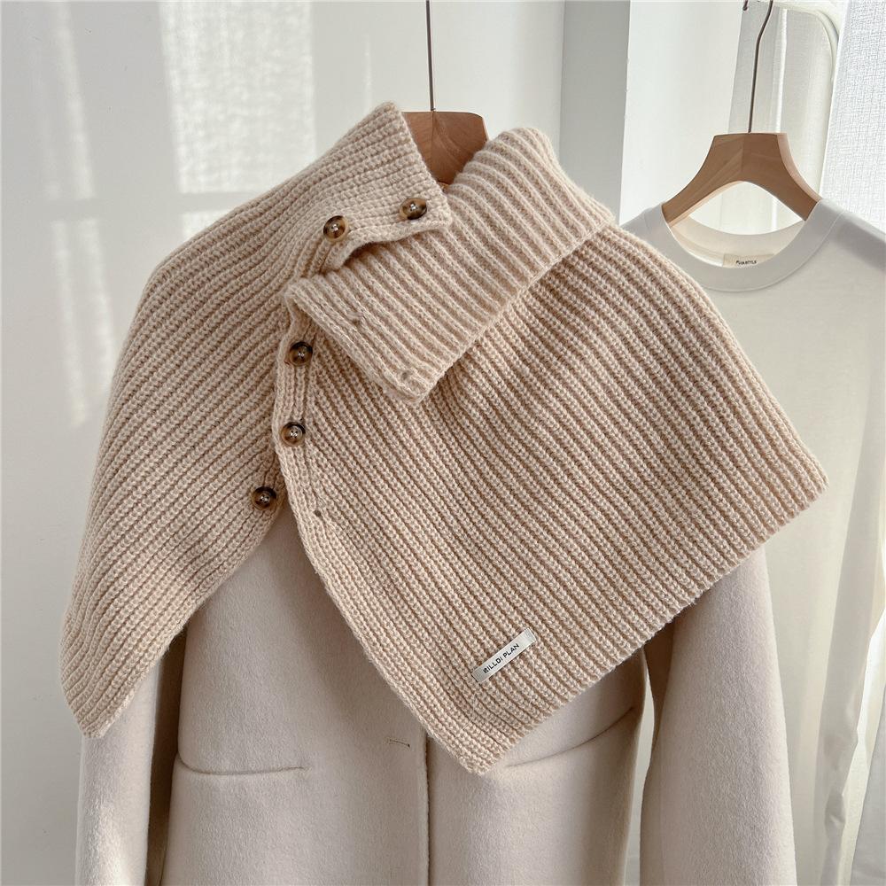 New Shoulder Scarf Shawl Women'S Fake Collar Shoulder Protection Scarf Air-Conditioned Room Camisole Decoration Paired With Neck Protection Knot
