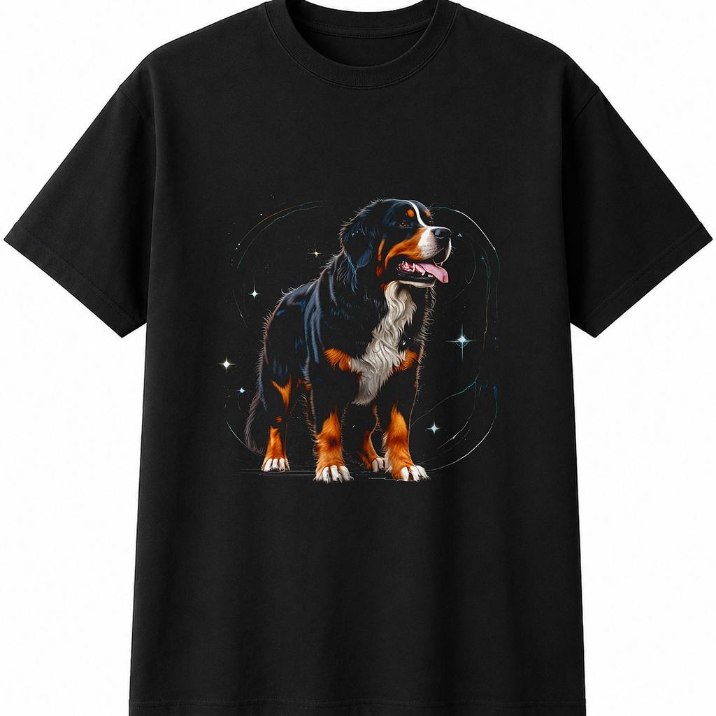 Bernese Mountain Dog Lover Mens Womens T-Shirt Puppy Unisex Novelty Gift Tee