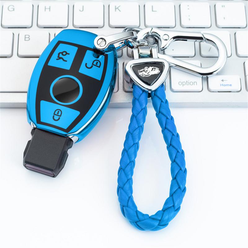 Мягкий чехол для дистанционного ключа автомобиля из ТПУ для Mercedes Bnez CLA GLC GLA GLK W203 W210 W211 W204 W176 ABCR Class AMG Аксессуары