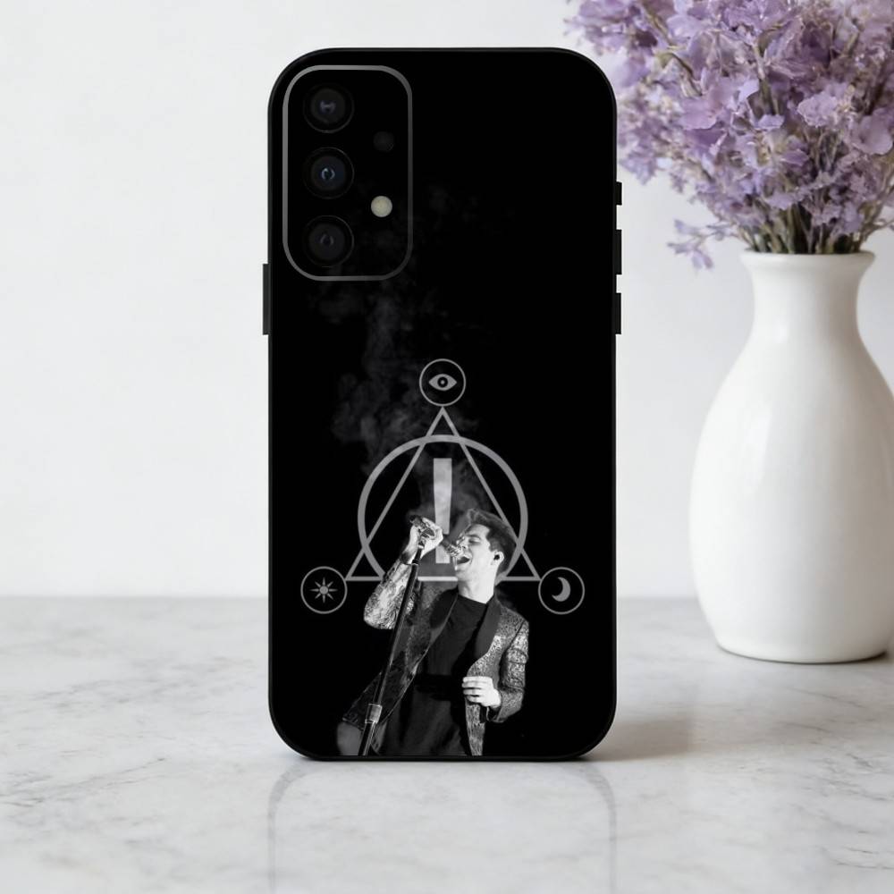 P-Panic A-At-t The D-Disco-o Phone Case For Samsung Galaxy A73,A72,A71,A70,A53,A52,A51,Soft Silicone Black Cover