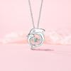 Cute Dolphin Necklace Women's Fashion Temperament Beating Heart Stainless Steel Clavicle Chain
