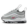 Nike Детские кроссовки Air Max 97 TD Silver Bullet 2023 Металлик-Серебристый Varsity-Красный Белый FB2964-001