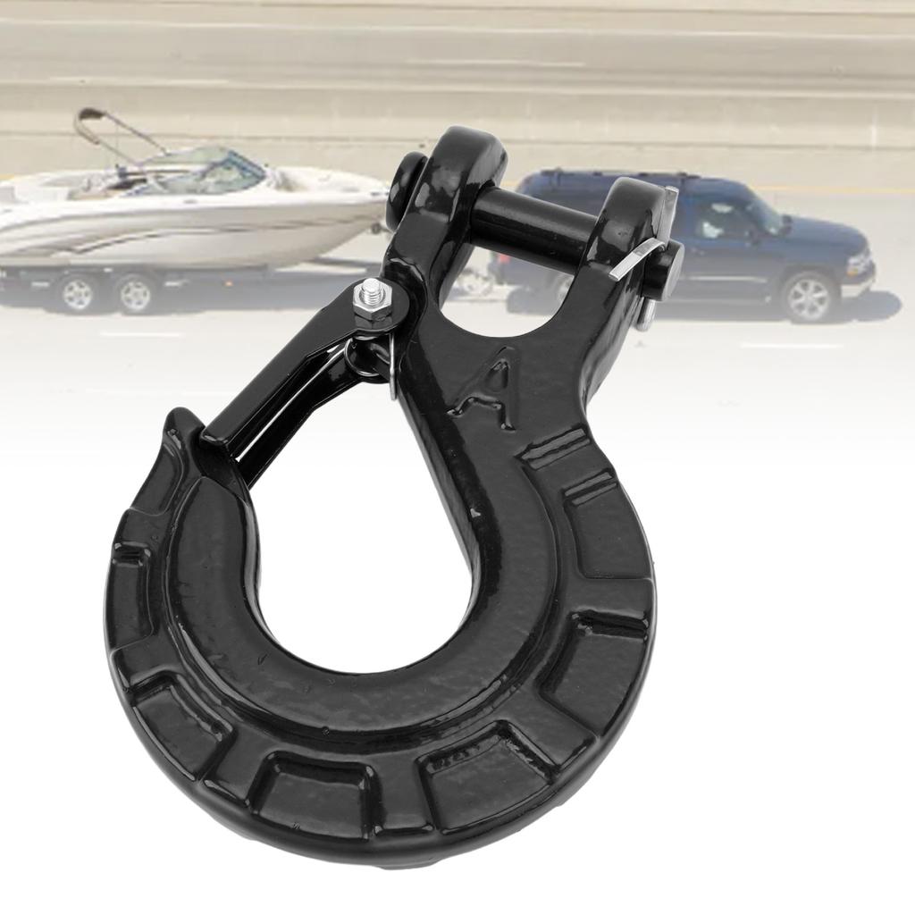 Trailer Chain Hook 3Celsius8in Alloy Steel 15T Versatile Secure Connection   Chain Hook for Truck Transport Tow Winch Hook