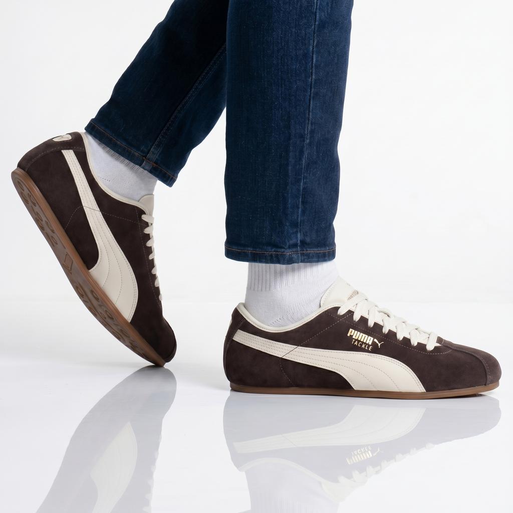 Puma Tackle - Мужские кроссовки Ретро обувь Коричневый 404456-11 ОРИГИНАЛ