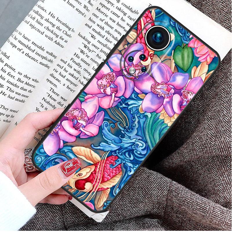 Цветной чехол с цветами орхидеи для Honor Magic 8 7 6 Pro Honor X9d X9c X9b X9a X8b X8c Win 50 70 90 200 400 Lite Чехол
