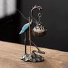 Китайский стиль Ароматическая горелка Сплав цинка Хорошая символика Держатель для благовоний Аксессуары Журавль-красавка Для дома Ароматерапия Подарки