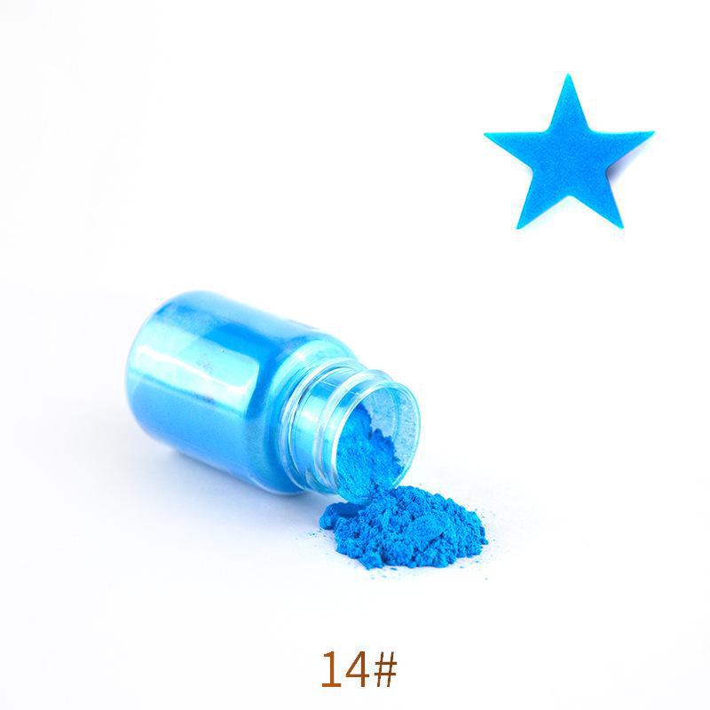 10 г жемчужной пудры с блестками и клеем для кристаллов с пигментом цвета русалки для самостоятельного изготовления.