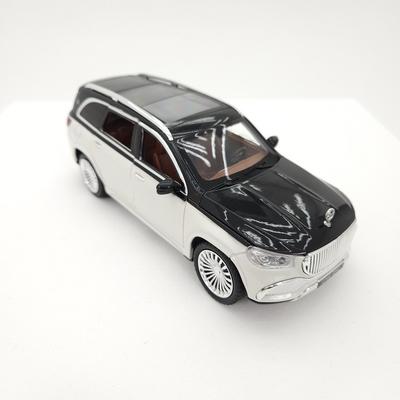 Изысканный 1:Металлическая модель Mercedes-Benz Maybach SUV в масштабе 1:24 - Черно-белая версия