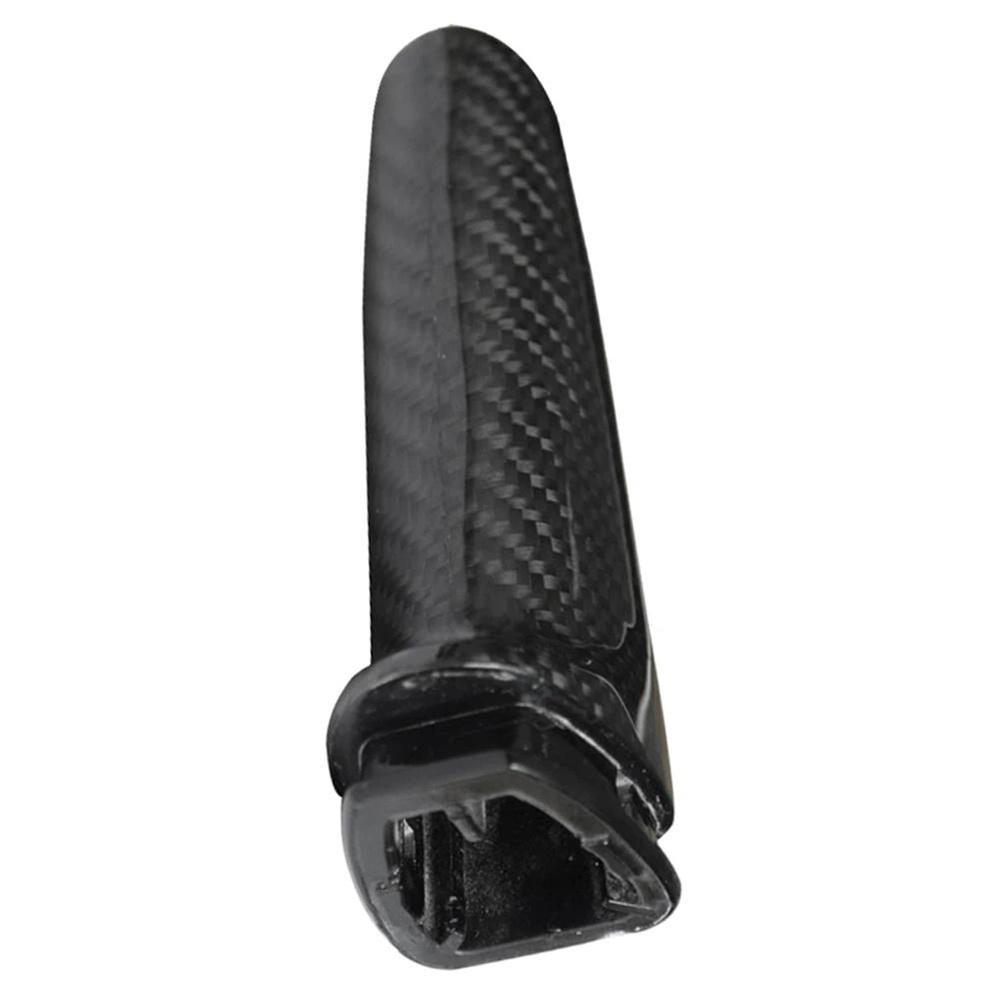 Для моделей BMW с ручным тормозом, накладка на рукоятку ручного тормоза, отделка, настоящее углеродное волокно, черный, 1 шт.