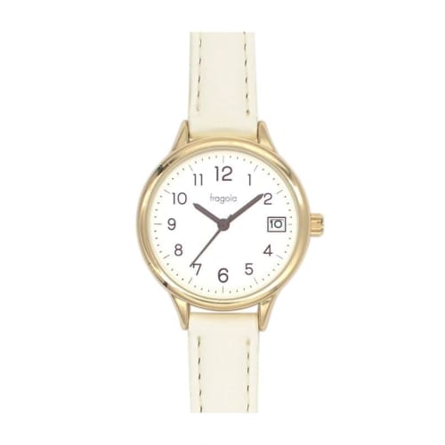Follow Fragola (Fragola) Date Basic Watch N03223S-1 IV Women's Ivory