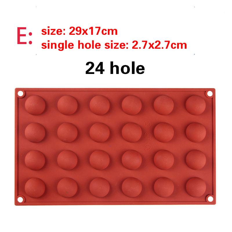 1 шт., шарообразная сферическая форма для выпечки помадки для торта, кондитерских изделий, украшения своими руками, силиконовая форма для шоколадных конфет, круглая форма для десерта