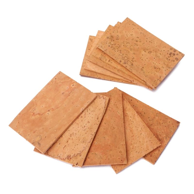 10 Pieces Saxophone Neck Cork Practical Neck Cork Sheet Musical Instrument Accessories for Alto Soprano Tenor Saxophone