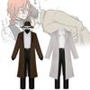 Удобные костюмы для аниме-косплея для геймеров Bungo Stray Dogs Dazai Chuuya Мягкая ткань