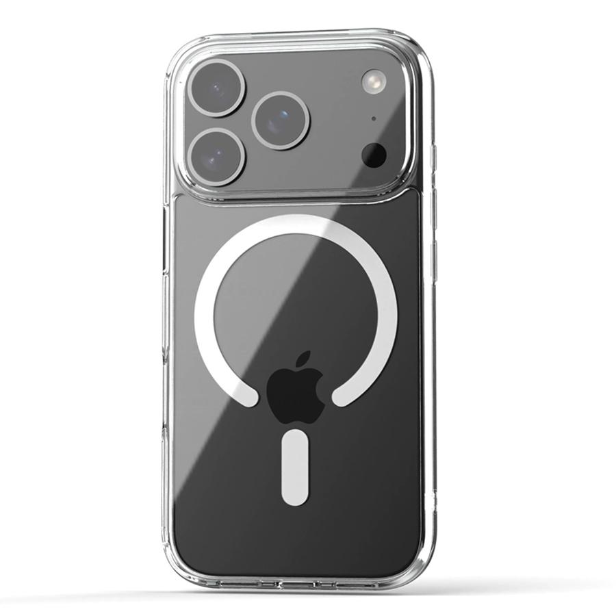 Магнитный Прозрачный Чехол Для iPhone 17 Air 16 15 14 13 12 11 Pro Max mini XS XR Funda Для Magsafe Силиконовый Прозрачный Чехол