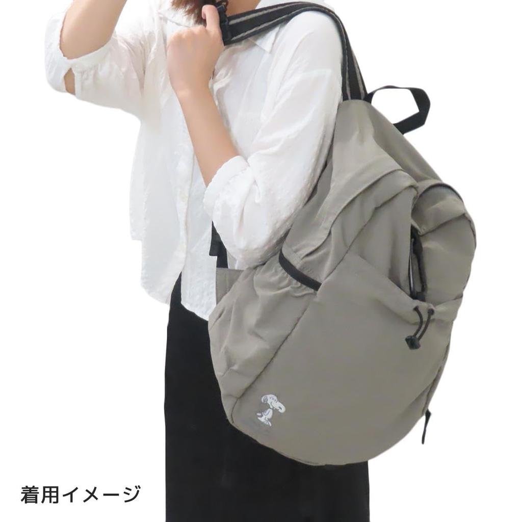 Складной легкий винтажный рюкзак Snoopy от Marimocraft для путешествий, LGY, Ш300 x В470 x Г200 мм