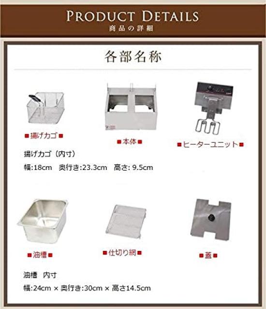 Electric Fryer 6L Two Tank Type Mini Fryer Tabletop Fryer Kitchen Equipment Fryer Mini Fryer Fried Food Cooking Utensil Home Use Commercial Use