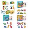 Wooden Puzzle Set Farm Forest Ocean Traffic Themes