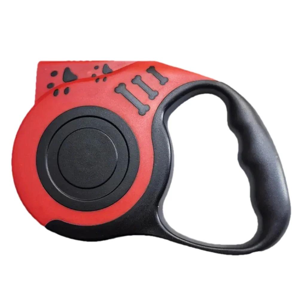 Автоматический выдвижной поводок для собаки - Светодиодный фонарик, светящийся в темноте, прочный нейлон, для прогулок на улице, товары для домашних животных для собак и для ежедневного использования