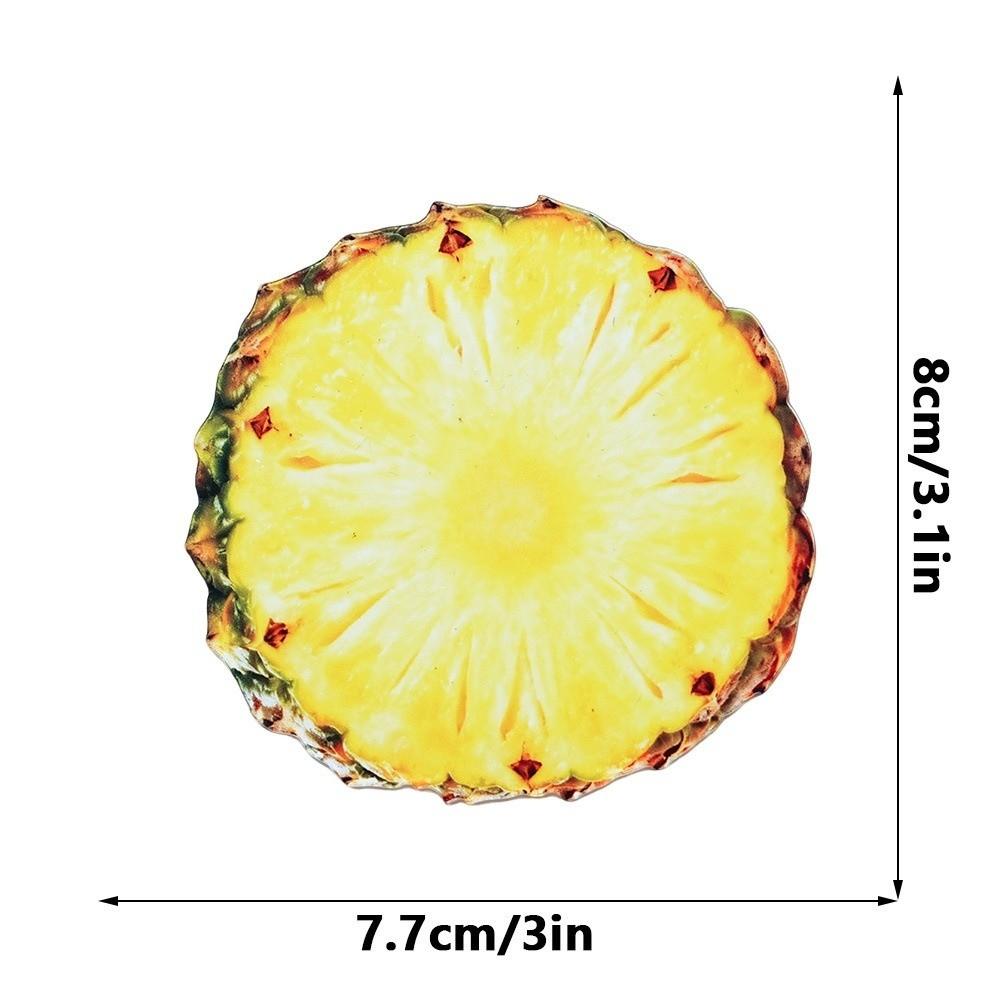 Simulation Fruit Translucent Bookmark Refractive Color Fruit Bookmark Acrylic Bookmark Note Marker