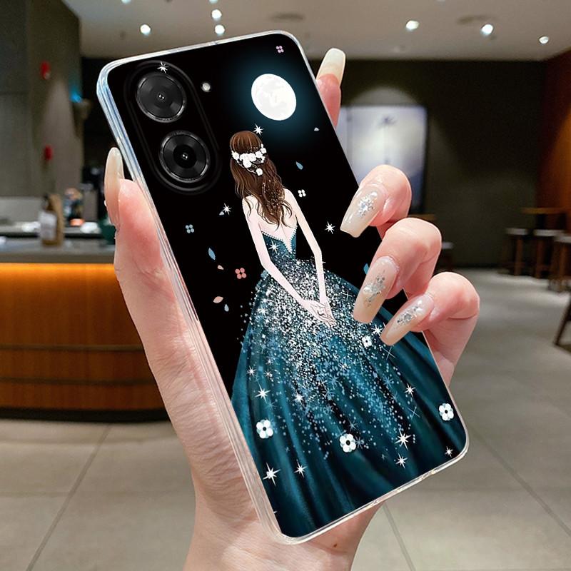 Чехол для Xiaomi Redmi A5 Цветок Бабочка Чехлы для Телефона для Redmi A5 4G Мягкий Силикон Прозрачный Funda TPU Защитная Задняя Крышка