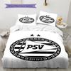 PSV Eindhoven Pattern Bedding Home Decoration Birthday Gift (1 * duvet cover + 2 * pillowcase, without core)