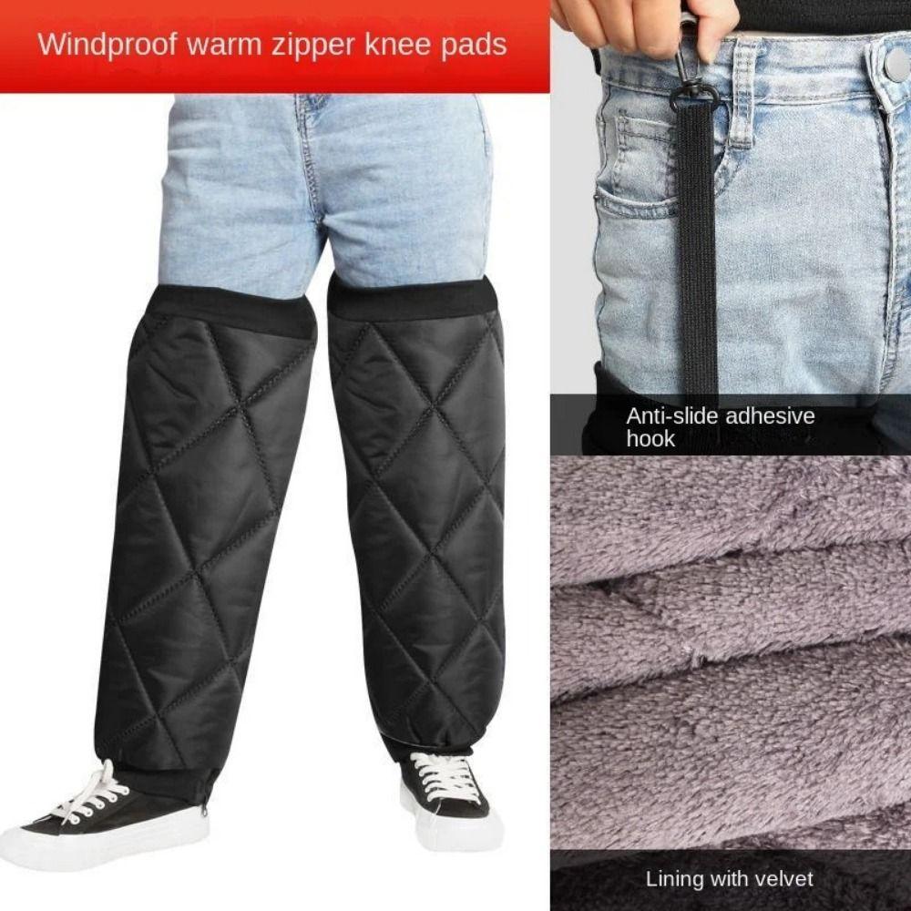 2 pcs Full Chaps Motorcycle Winter Knee Pads Windbreaker Protector Knees  Motorcycle