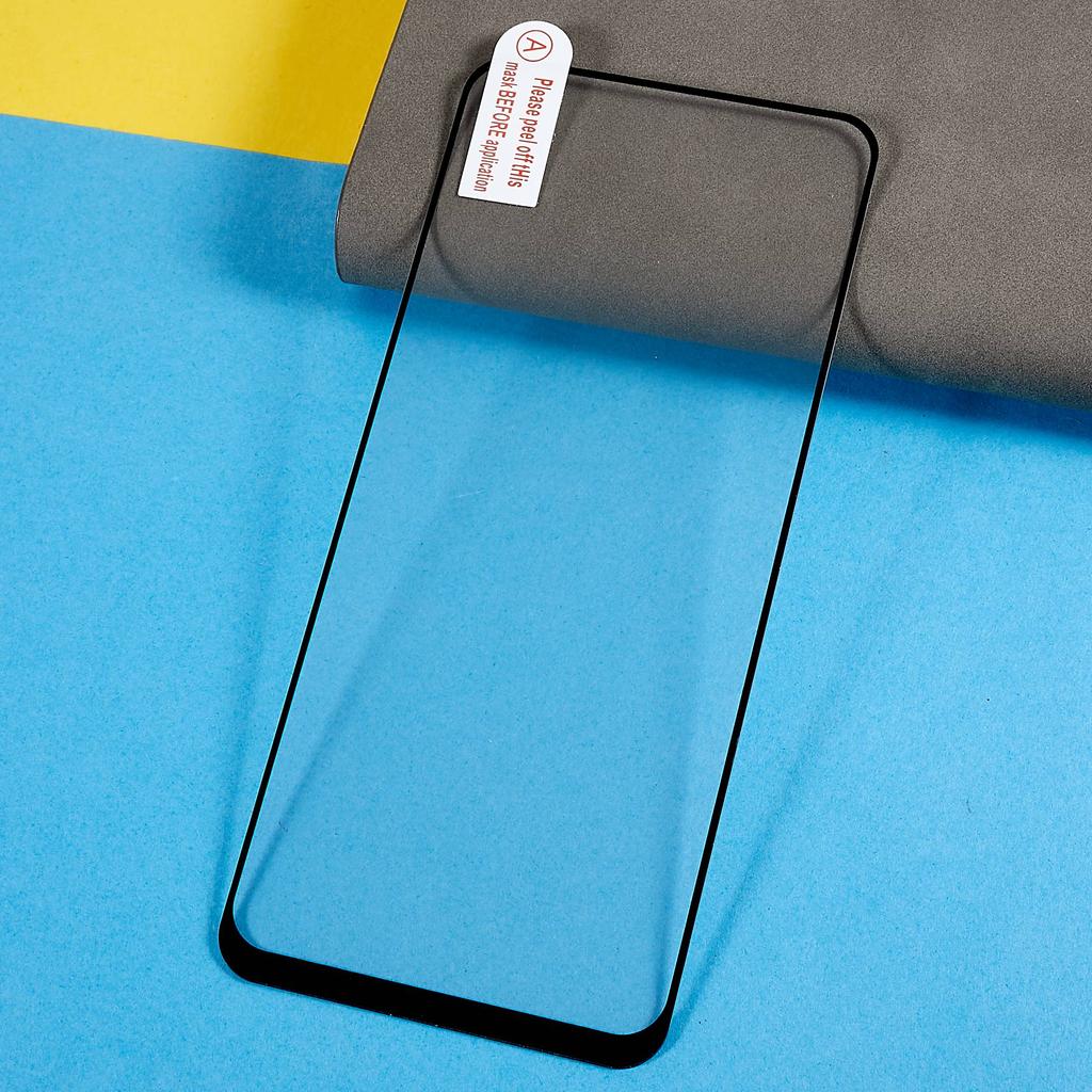 Full Covering Screen Protector For Oppo Reno8 5G (Global Version),Anti-explosion Full Glue Silk Printing HD Tempered Glass Screen Film
