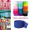Wrapping Ceremony Birthday Party Children Handmade Streamer Roll Crepe Paper Crinkled Papers Craft