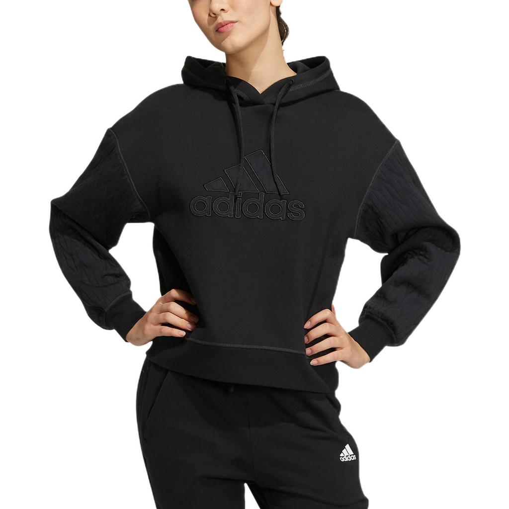 adidas Толстовка женская черная HM7106