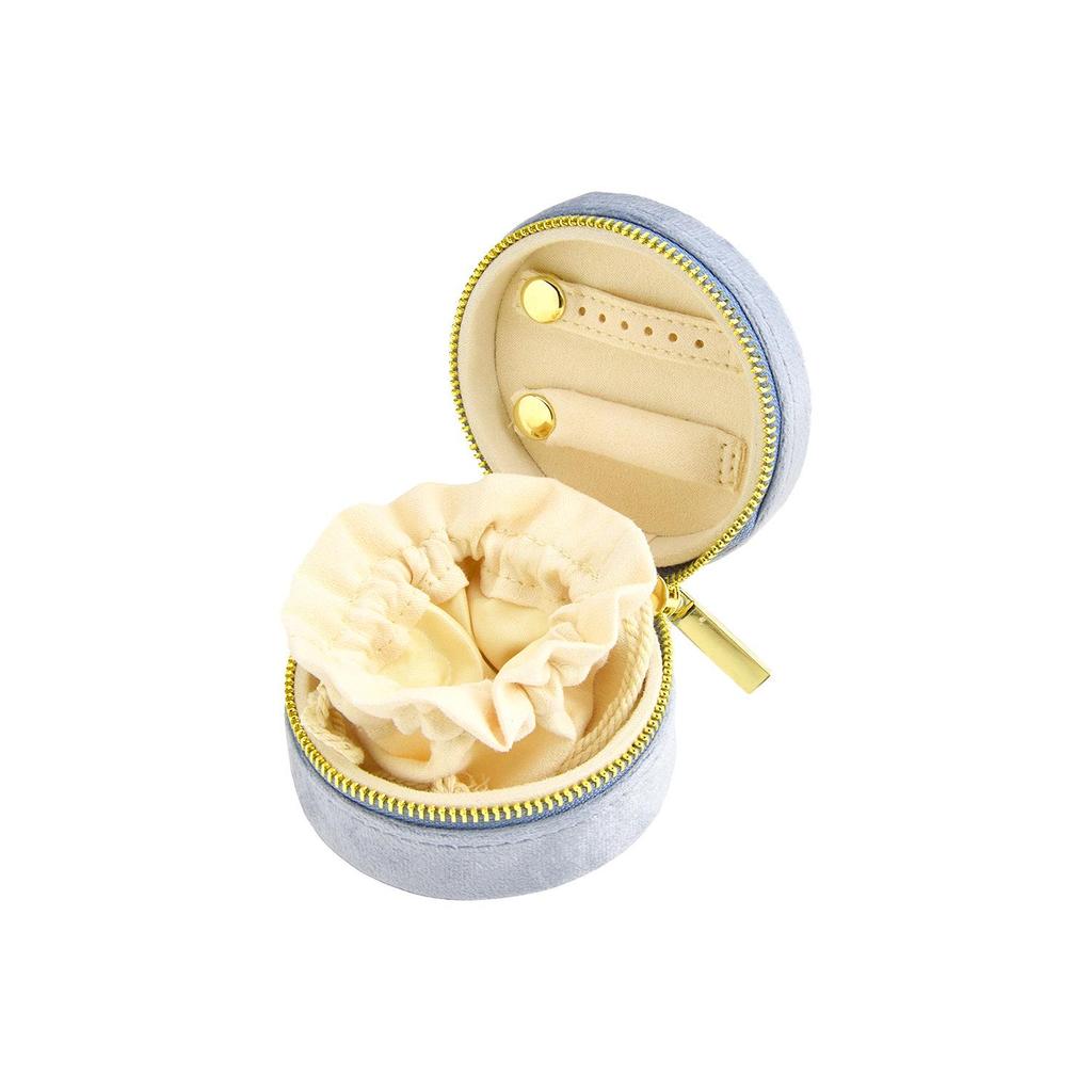 Портативная бархатная шкатулка для украшений в форме сердца для ожерелий и серег - маленькая, большой вместимости