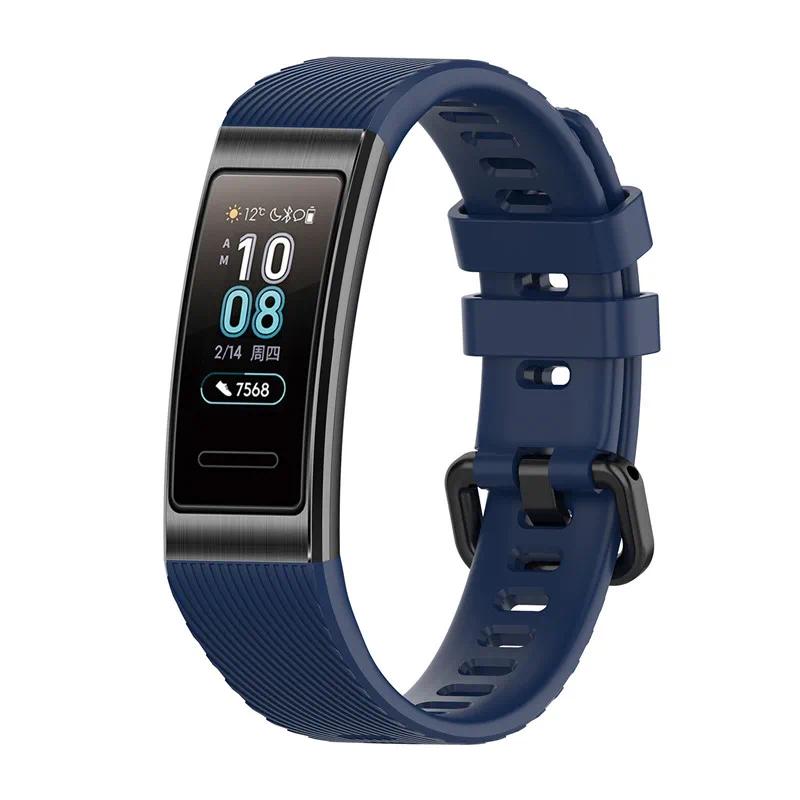 Спортивный силиконовый ремешок для Huawei Band 3 / Band 4 Pro Замена Оригинальный ремешок Браслет Для Huawei Band 3 Pro Умные часы