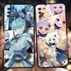 Чехол для телефона Genshin Impact для Samsung Galaxy A15 A13 A51 A71 A41 A31 A21S A03S A05 A12 A32 A52 A22 A23 A25 A33 A53 A73 5G