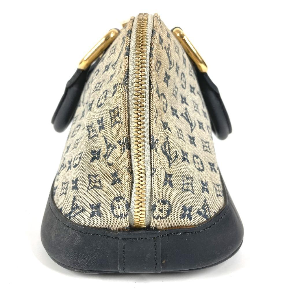 Louis Vuitton M92205 Almaron Bag Hand Bag Monogram Mini Canvas Navy