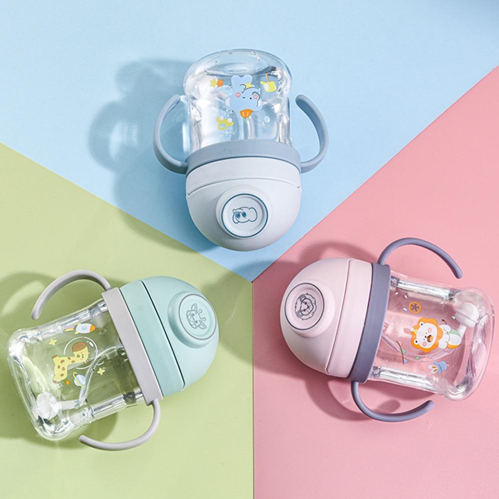 Cartoon Animals Baby Sippy Cup Cute Baby Learning Drinking Cup Baby Training Cup Feeding Cup