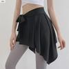 Yoga Exercise Skirt with Hip Coverage and Anti-Exposure Curtain for Women