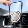 Dudao 15W MagSafe Magnetic Car Vent Mount with Wireless Charging - Black