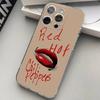 R-Red Hot Chili Peppers Силиконовый Чехол для Телефона Материал Для iPhone 17 16 15 11 12 13 14 Pro Max Mini Plus Мягкий ТПУ