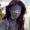 Anti-UV Ice Silk Mask Full Face Sun Protection Riding Face Mask Hot Sale Face Veil  Outing