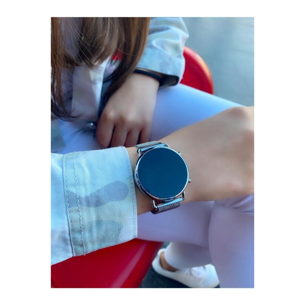 Steel Digital Watch Led Mesh Strap Digital New Model Women's Unisex Wristwatch (only Watch)