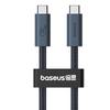Kabel Szybkiego Ładowania Usb-C Do Usb-C Baseus Flash 2 240W 1M (Czarny)