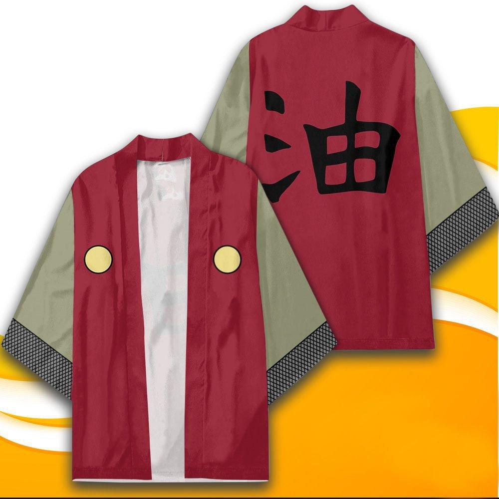 Naruto anime peripheral feather kimono jacket Naruto Li Locke suit bathrobe two-dimensional cape pajamas
