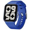 Zolohoni Men's Waterproof Digital Watch with Oversized Numerals, Blue, with Strap, for Seniors and Senior Women