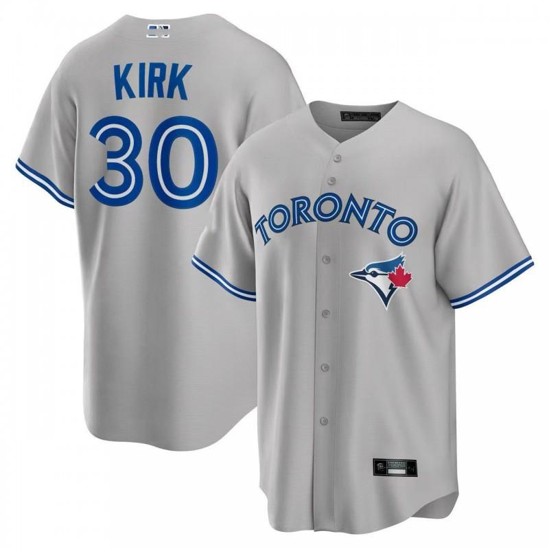 Mens Embroidered MLB Toronto Blue Jays Baseball Jersey Sportswear Loose Fit Cotton Blend Tee Fans