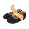 [BABYZZAM] Girls' Sera Ribbon Flat Black, Y950, 7000030155, Popular Korean Shoes