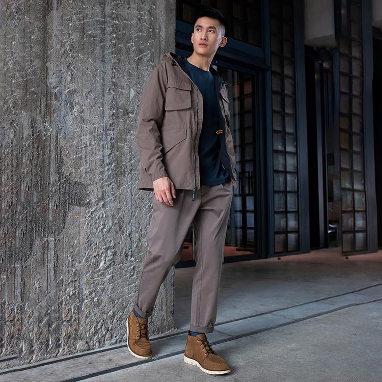 Timberland Чукка кожаные теплые увеличивающие рост ботинки для улицы мужские ботинки A41Z1